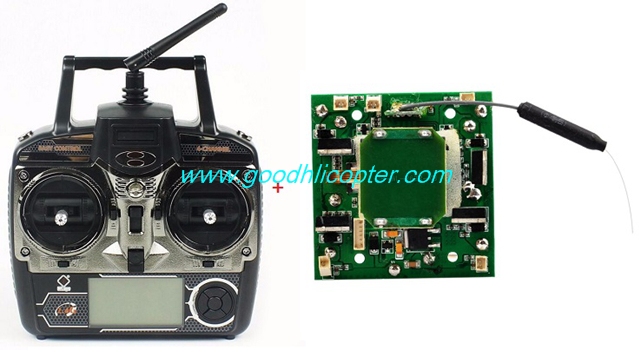 Wltoys Q303 Q303A Q303B Q303C quadcopter parts PCB board + Transmitter - Click Image to Close